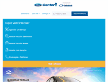 Tablet Screenshot of fordcenter.com.br